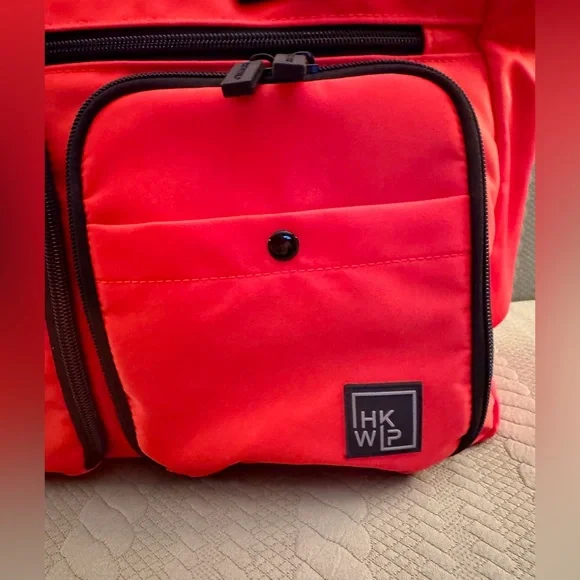 IHKWIP Cargo Catchall Tote Purse Blood Orange Color EUC - Picture 6 of 15